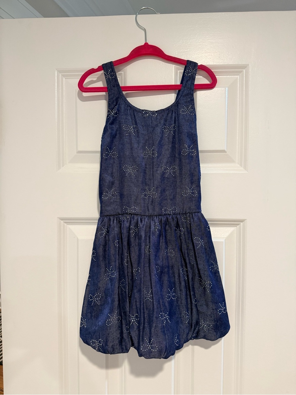 Flowers by Zoe Navy Sparkle Bubble Dress